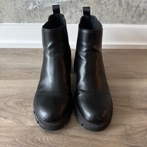 Steve Madden Black Leather Boots